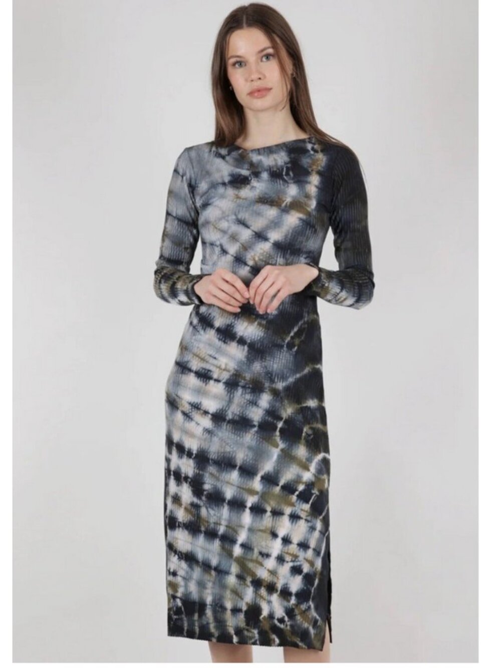 HEYNE BOGUT Pinch Spiral Tie Dye dress NWT sz 2 S